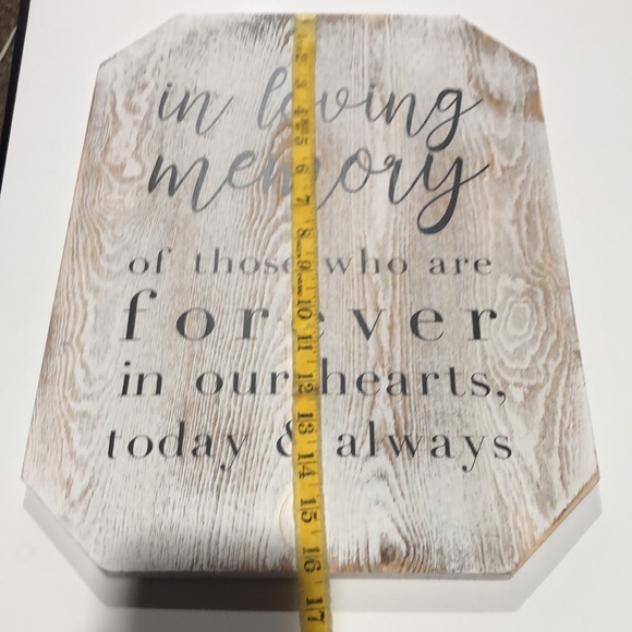 Memory distressed sign - Picture 7 of 7